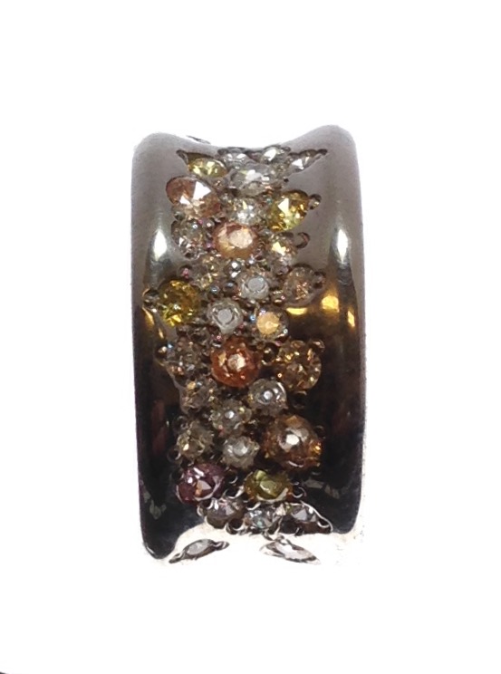 regeling slepen Plakken Zilveren ring met gekleurde zirkonia´s - ArtiMart Sieraden