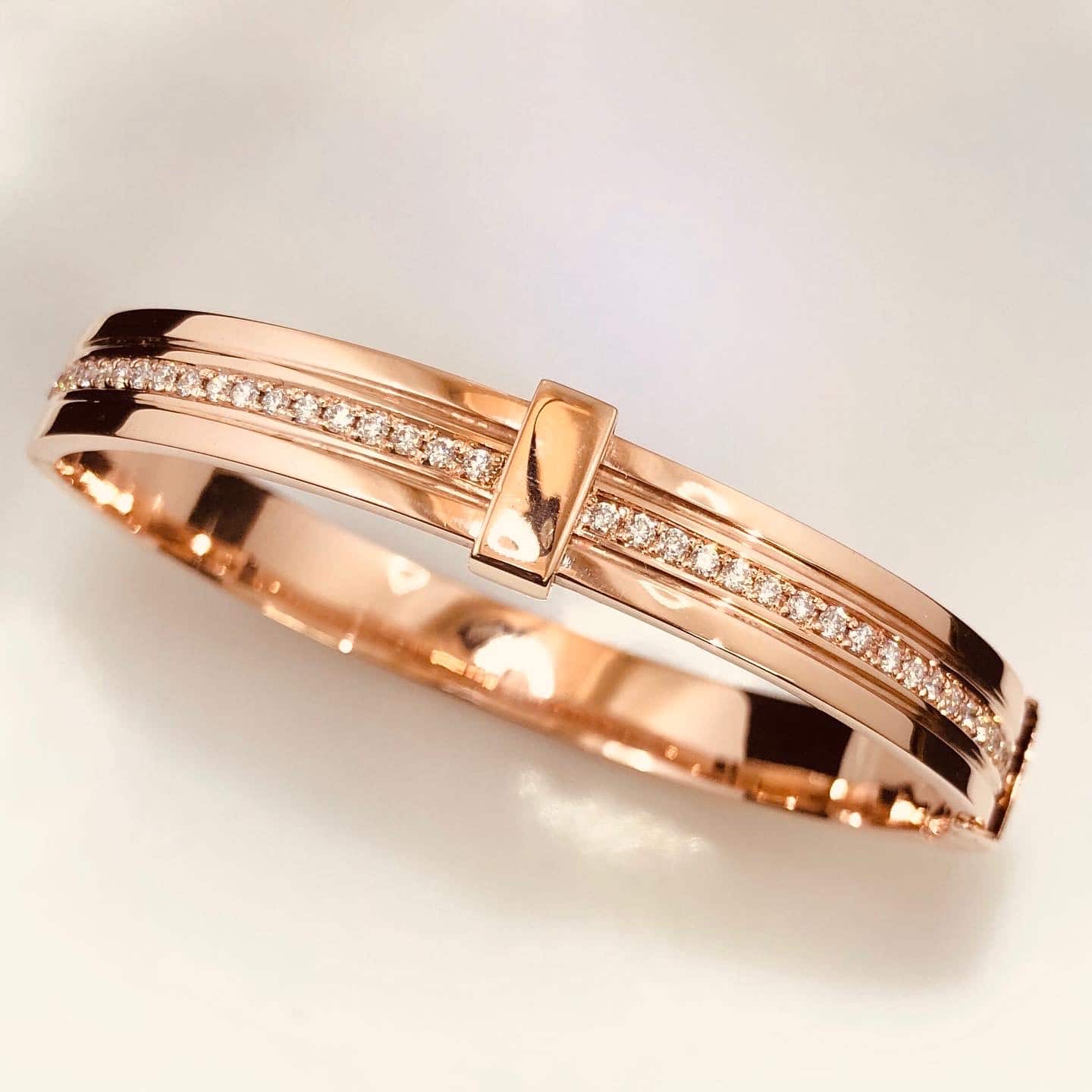 Rosé gouden armband met briljant ArtiMart Sieraden